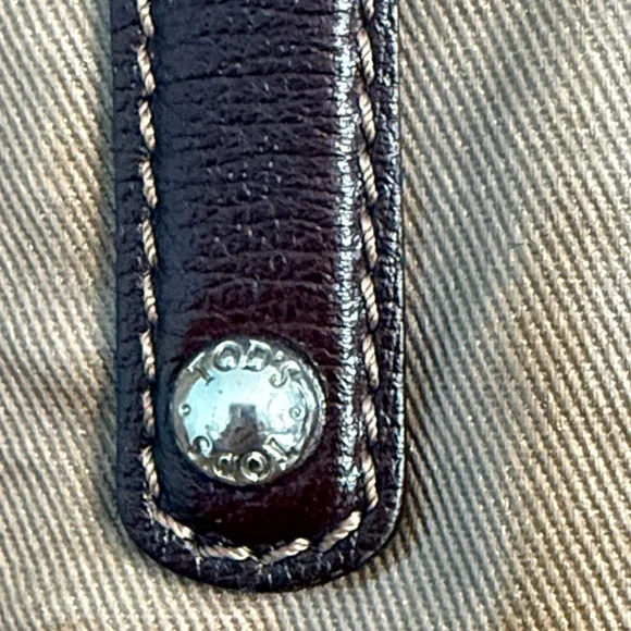 Tod's G-Line Easy Sacca Coated Canvas Tote Bag in Brown Bronze - Picture 7 of 16